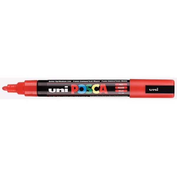 POSCA Marker Medium Conical Tip Red Röd