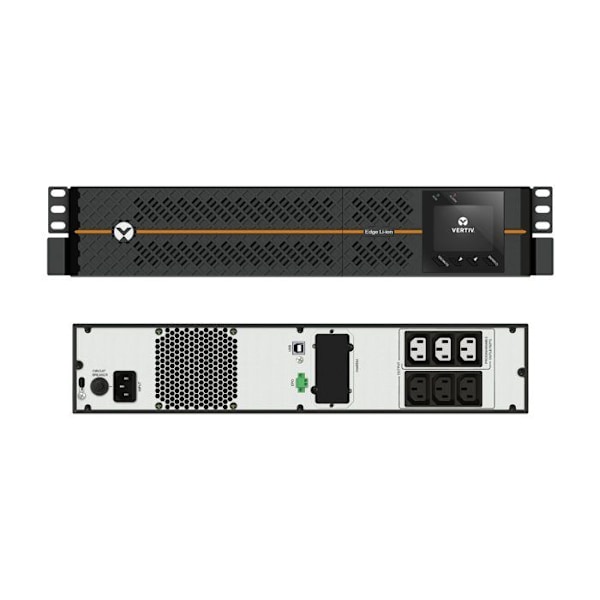 Ondulator - Vertiv - EDGE - 1350 Watt - 1500 VA - Rackmonterbar - USB