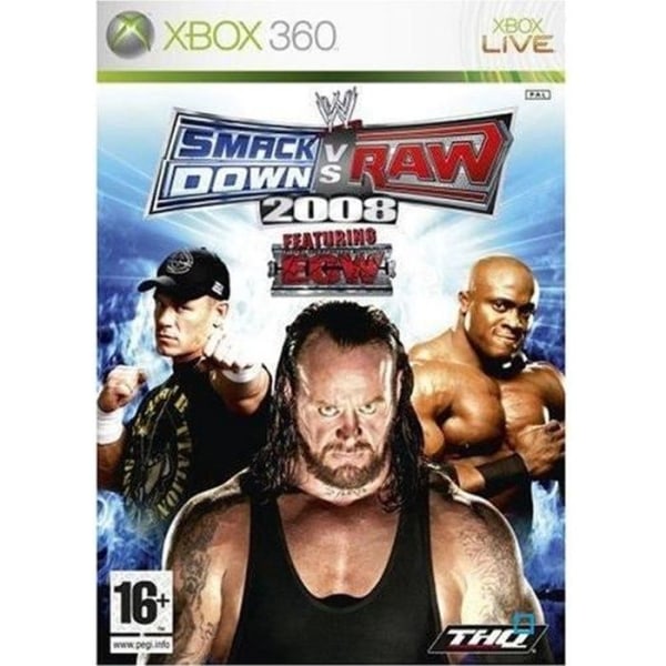 WWE SMACKDOWN VS RAW 2008 / XBOX 360 KONSOLSPEL