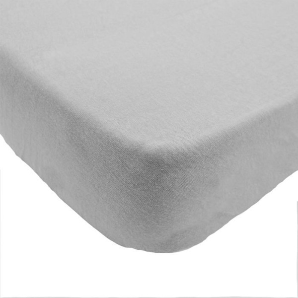 BABYCALIN Grå babymonterad plåt 60 x 120 cm Jersey 130gr / m² Grå
