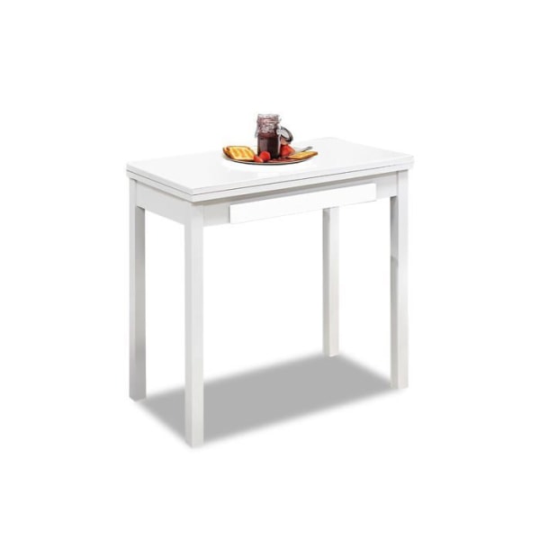 Köksbord med eller utan stol Astimesa - 1 - MLBBL Köksbord, Metall, Vit, 80x40cm