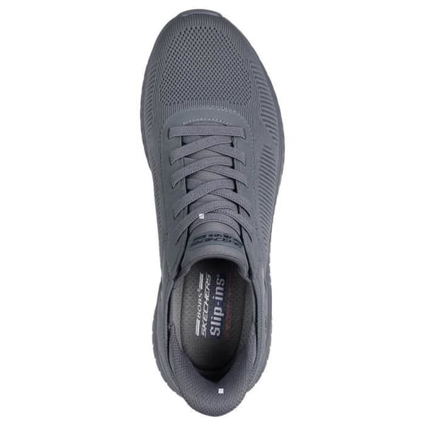 Skechers Slip-ins: Bobs Sport Squad Chaos - Solid Step Skor för Herr Grå 118312-DKGY Grå 41