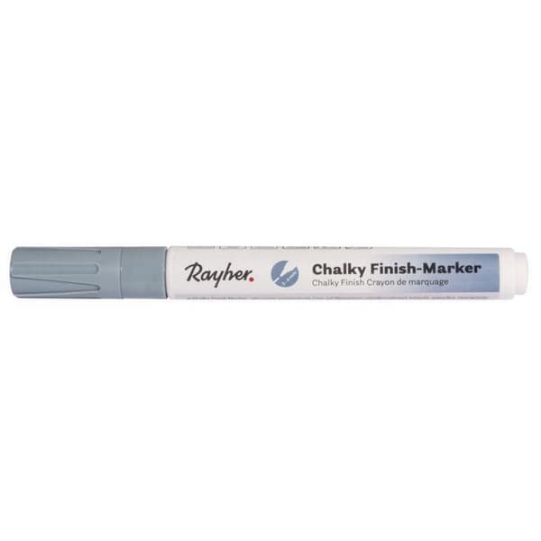 Chalky Finish 2-4mm Rund Spis Chalk Marker - Blå-Grå Blå