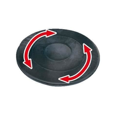 WENKO Rotationskudde bil, 360 grader, svart, Ø39 cm