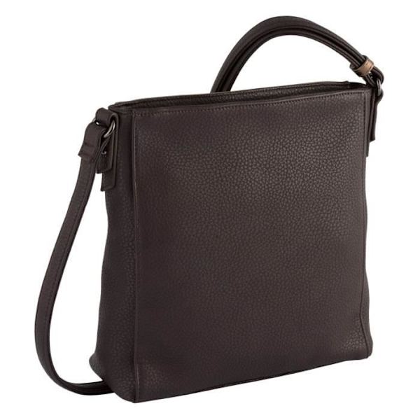Axelväska - TOM TAILOR - Soraya Crossbag M - Brun - 26x27x6 cm - Zippad kastanj