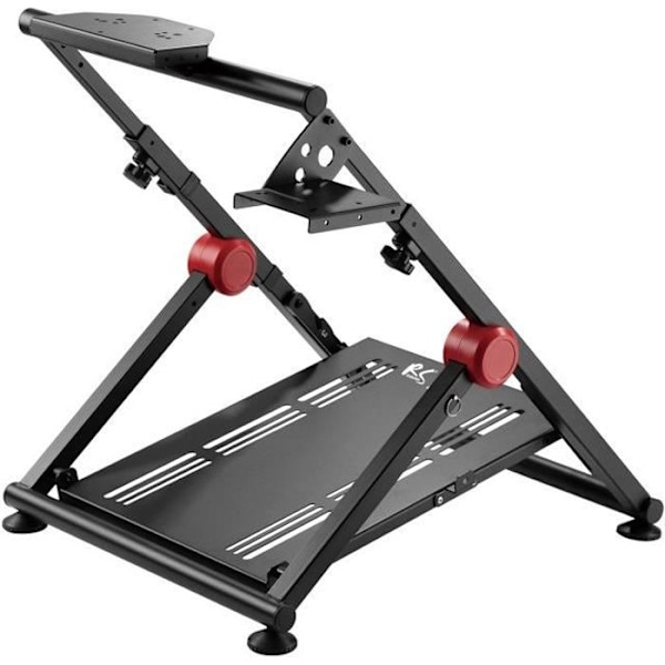 Fällbart pedalrattstativ NanoRS RS155 Racing Simulator Svart