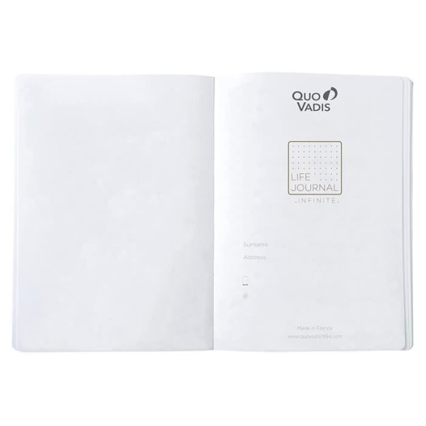 QUO VADIS -Life Infinite Journal 15 x 21 cm, Bullet Journal-metod, Topo - 2371109Q