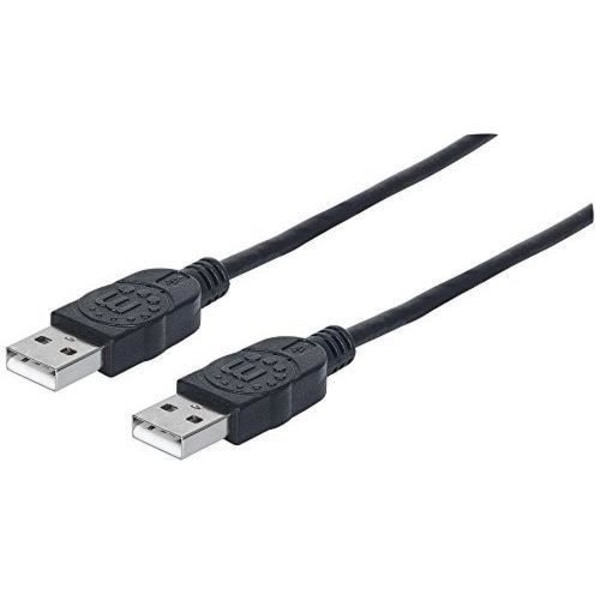 MANHATTAN HI-SPEED USB 2.0 ANSLUTNINGSKABEL PLUG A TILL KOPPLING A,