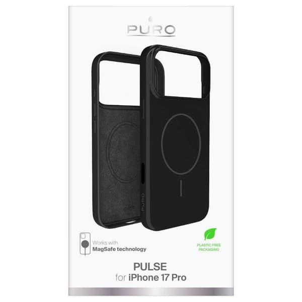 Puro Coque Apple iPhone 17 Pro PUIPC17P63PULSEBLK Svart