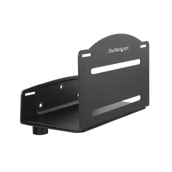 Universal CPU-hållare - StarTech.com - Justerbart väggfäste - 10 kg Max - Svart - Stål