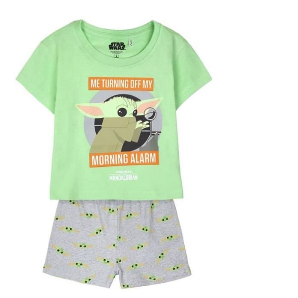 CERD LIFE'S LITTLE MOMENTS Girls' Pyjamas from The Mandalorian - Officiellt licensierad Star Wars Pijamas Set, ljusgrön, 8 år ljusgrön 8 år