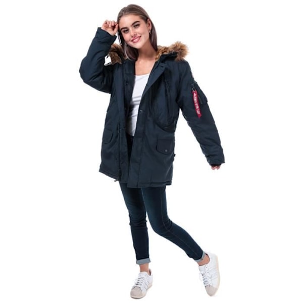 Alpha Industries Polarjacka för dam Mörkblå Mörkblå XS