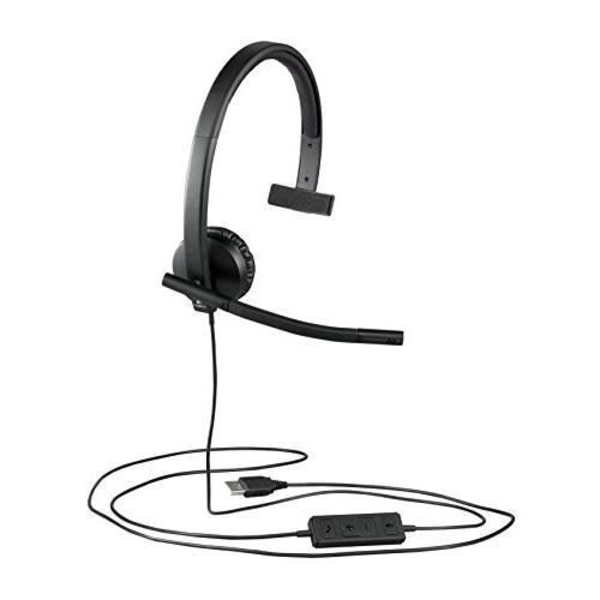LOGITECH - Mono Headset H570E - Svart