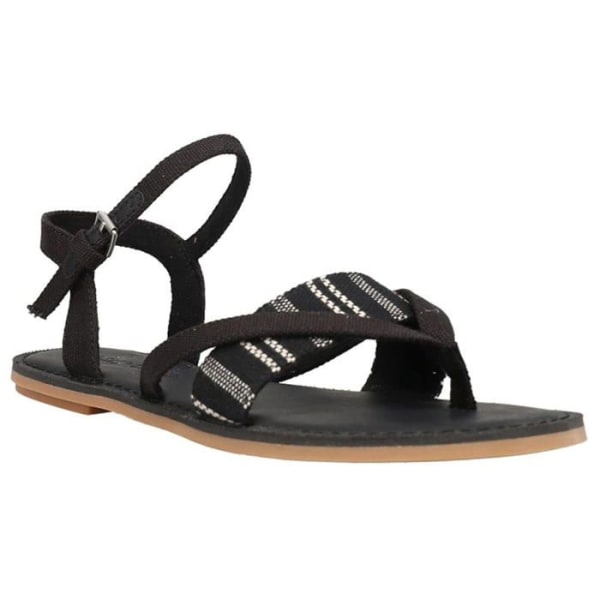 Sandal - barfota Toms - 10017941 - Woman Lexie Flat Sandal Svart 36