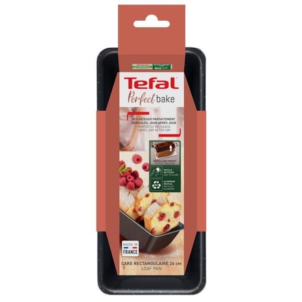 TEFAL Success Kakform 28 cm, Non-stick beläggning, Tillverkad i Frankrike, Tobak J1607302 kastanj