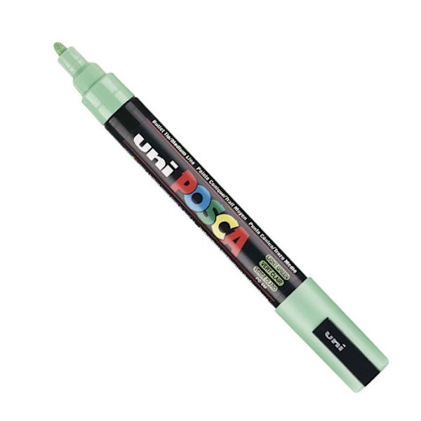 POSCA Marker Medium konisk spets Ljusgrön - Vattenbaserad färg - Linjebredd 1,8-2,5 mm Ljusgrön