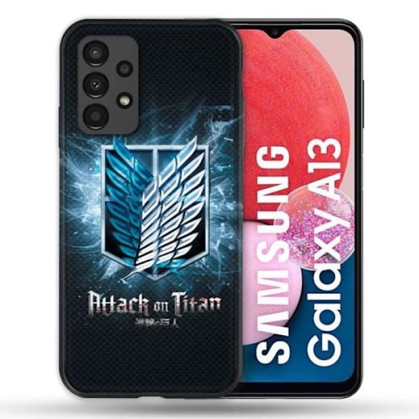 Fodral till Samsung Galaxy A13 4G Manga Attack Titans Svart en storlek