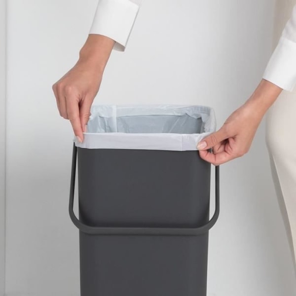 Sort & Go Sorteringskärl - BRABANTIA - 40 L - Grå Grå