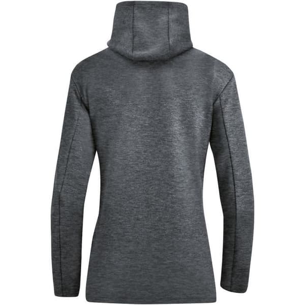 Damsweatshirt med huva Jako Premium Basics - mörkgrå Kolgrå 36
