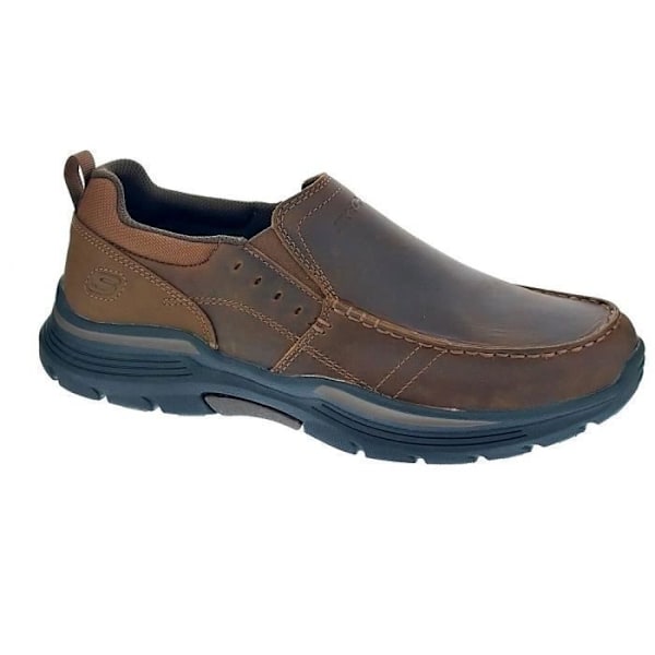 Loafers - Skechers Expended - Herr - Brun - Läder kastanj 42