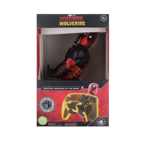 Cable Guys - EXQUISITE GAMING - Deadpool 3 - Support Chargeur - Kompatibel med PS/Xbox - USB Typ C-kabel 2m Flerfärgad