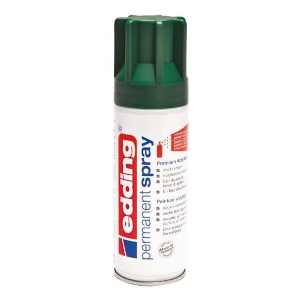 Aerosol - Edding - 5200 Permanent aerosol - satin Mossgrön