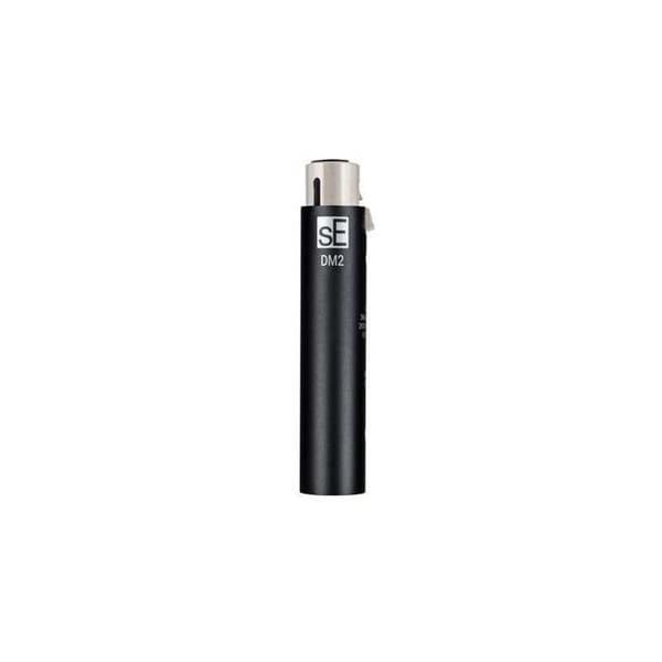 SE Electronics DM2 Black Switchable Inline Mic Pre - Mikrofonförförstärkare
