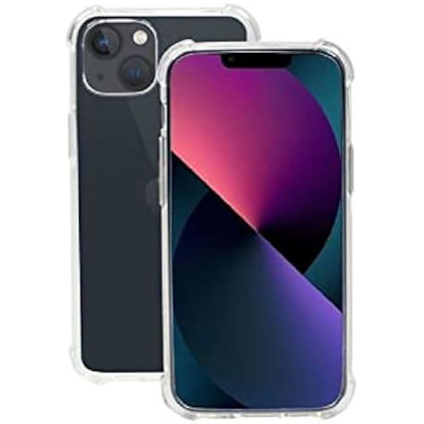 Transparent mjukt fodral - MOBILIS - R-serien - iPhone 13 Mini - Reptålig - Stötskydd Transparent