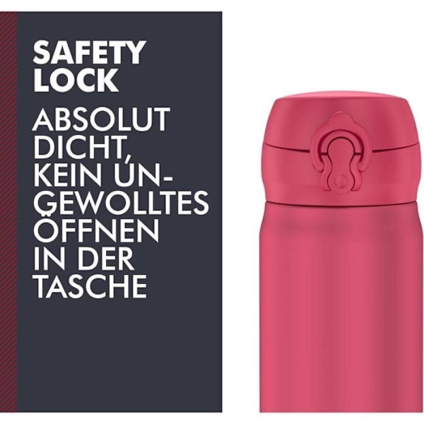 Isolerad Flaska - THERMOS - Ultralätt - 750ml - Rostfritt Stål - Matt Rosa Matt rosa