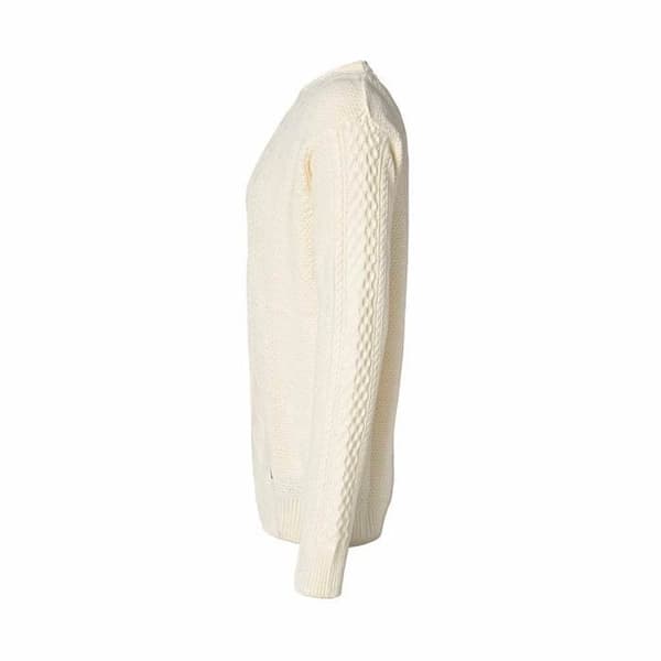 Pull Acrab Robe di Kappa för Herr - Off-white - Rund hals i ull Äggskal M