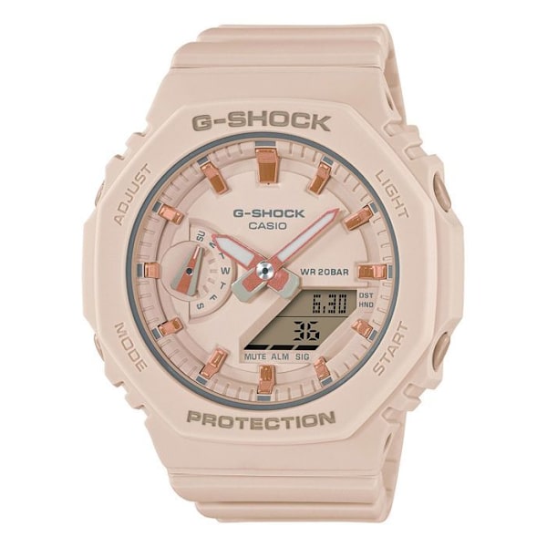 Casio - Damklocka - Kvarts - Analog - Digital - Rosa plastarmband Rosa
