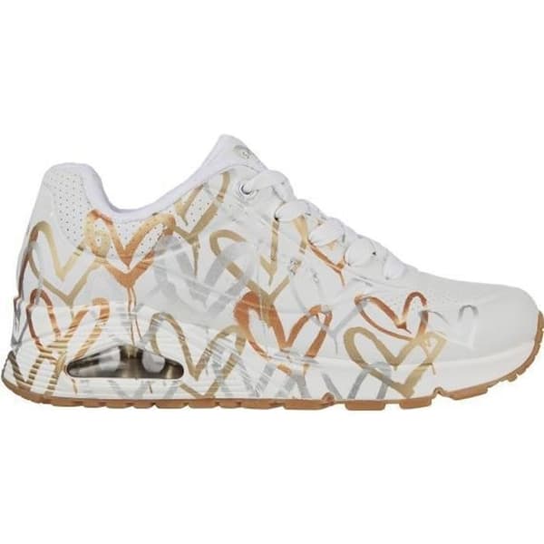 Skechers Uno Metallic Love Damsneaker Vit Vit 42