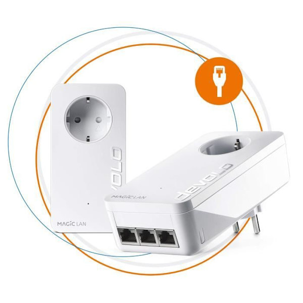 Devolo Magic 2 LAN Triple: Powerline Starter Kit för ett stabilt hemnätverk via strömkabel
