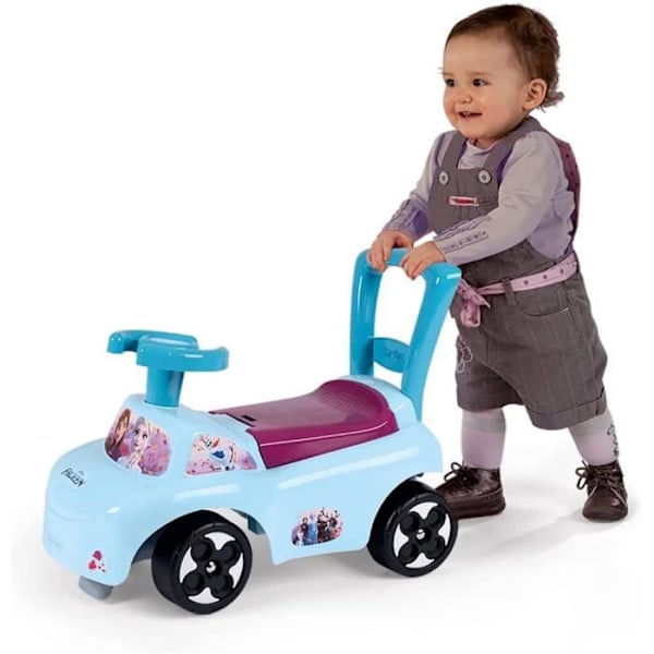 Smoby - Frozen - Ergonomisk åkande i bilen - Walker-funktion - Leksakslåda