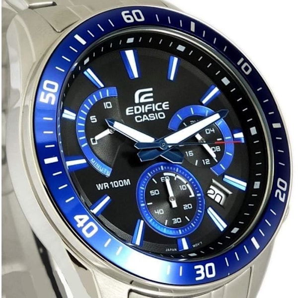 Klocka - CASIO - Edifice EFR-552D-1A2VUEF - Kvarts - Stål - Vattentät 10 ATM Silver