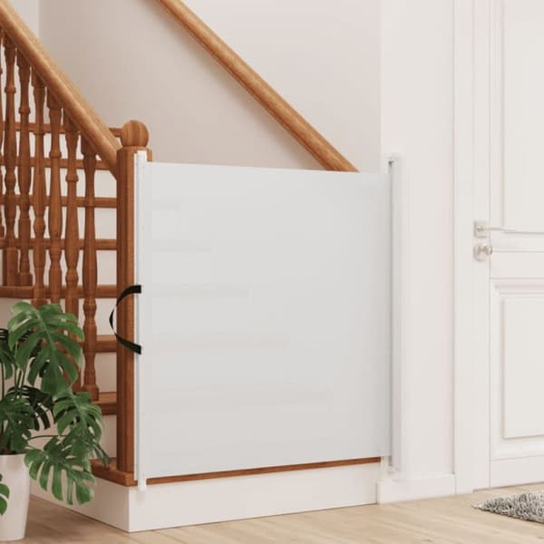 Vit dörr för husdjur vit 82,5x125 cm Vit