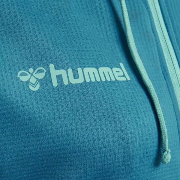 Sweatshirt - Hummel - Authentic Poly - Kvinna - Långa ärmar - Blå Blå jag