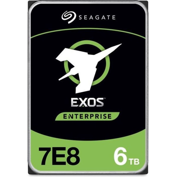 SEAGATE - Intern hårddisk HDD - Exos 7E8 - 6TB - 7200 rpm - 3,5" (ST6000NM021A)