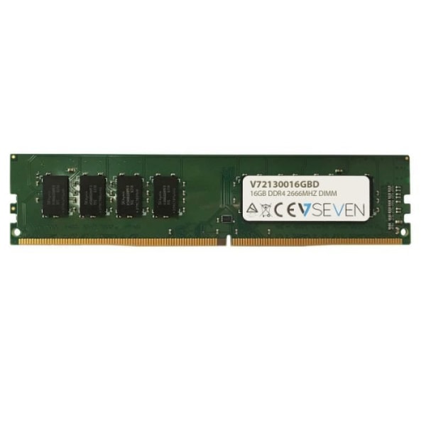 V7 V72130016GBD RAM-modul - 16GB - DDR4-2666/PC4-21300 DDR4 SDRAM - 1,20V - Icke-ECC