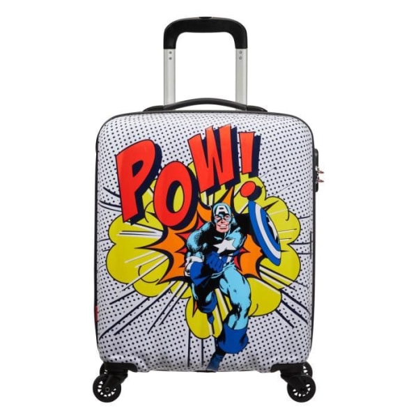American Tourister Marvel Legends Spinner 55/20 Alfatwist 2.0 Trolley Captain America Pop Art [177668] - resväska resväska eller bagage
