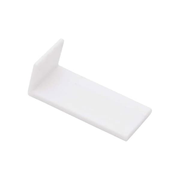 Fästen för rullgardin - vidaXL - 30 stycken - PVC - Vit - Justerbar - Barnsäkerhet - För rör 18 mm Vit