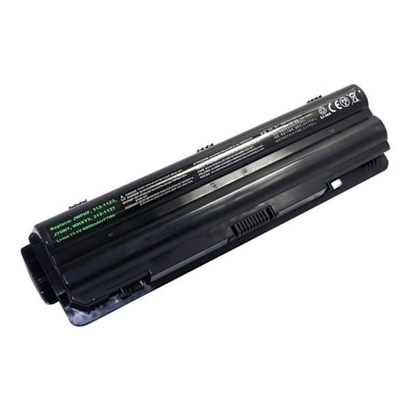 Batteri till bärbar dator - MicroBattery - Kompatibel med Dell - 6600 mAh - Litiumjon - Svart