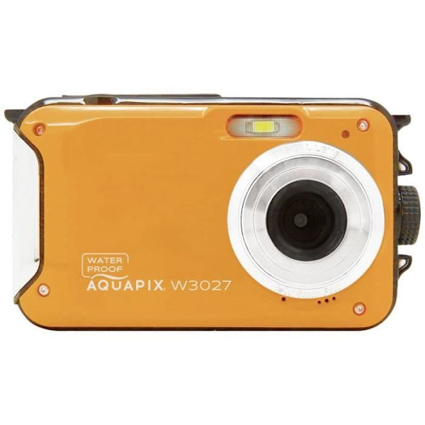 Digitalkamera - Easypix - Aquapix W3027-O - Vattentålig upp till 3m - 5 Mp - Kompakt och lätt design