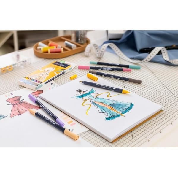 Färgpennor - Faber Castell - Goldfaber - 24 stycken - Dubbelspets - Flerfärgad Flerfärgad