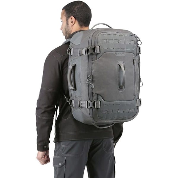 Maxpedition - RCDBLK - ironcloud Adventure Travel Bag Ryggsäck för vandring, 56 cm, 48 liter, svart