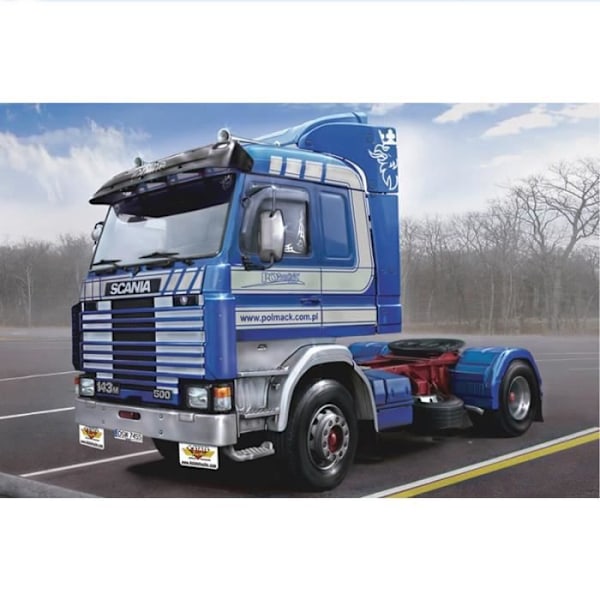 Scania 143M Topline 4x2 lastbilsmodell - ITALERI - Unik färg Enfärgad