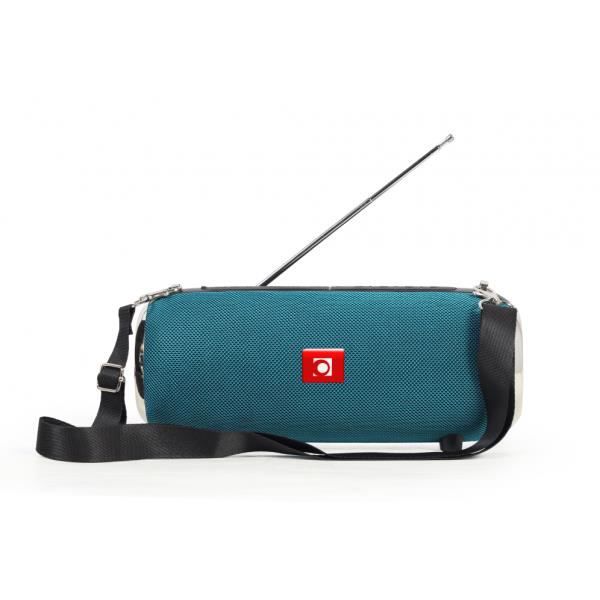 Bärbar Bluetooth-högtalare med antenn GEMBIRD SPK-BT-17-G BÄRBARA HÖGTALARE COM RÃ DIO FM 2X5W RMS BLUETOOTH GREEN är en Grön