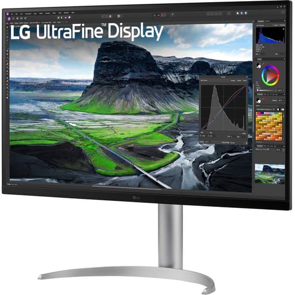 Datorskärm - LG - 32" - 4K UHD - 60Hz - IPS-panel - 5ms - Höjdjusterbar - 32UQ850V-W
