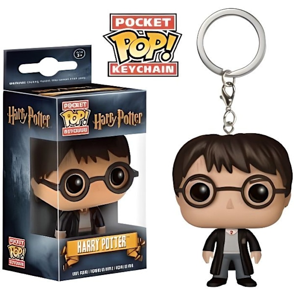 Harry Potter statyett - FUNKO - Harry Potter Pocket Pop - Vinylmaterial - Storlek 4cm