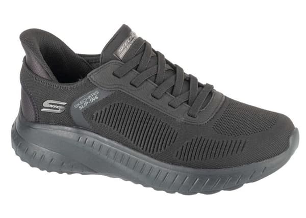 Herrskor - Svart - Skechers Slip-Ins: BOBS Squad Chaos - Solid Step Svart 42 1/2